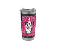 Juro mucho, pero cumplo todas mis promesas Vaso térmico de acero inoxidable de doble pared