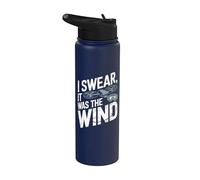 Juro que era el viento - Drone FPV divertido Stainless Steel Insulated Water Bottle