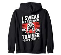 Juro Que mi Entrenador Personal no Puede Contar el Gimnasio Sudadera con Capucha