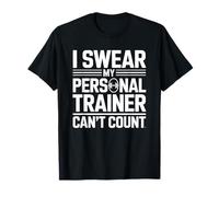 Juro Que mi Entrenador Personal no Puede Contar Graciosa Cita de Levantamiento Camiseta