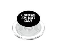 Juro Que no Soy Gay - Divertido Dicho sarcástico Humor Novedad PopSockets PopGrip para MagSafe