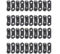 Juroicessry 20 juegos de correas preestablecidas de reparación de eslabones de cadena de 3/8 pulgadas, 10 eslabones de unión de cadena de motosierra, kit de reparación, cadena de sierra de 3/8 LP,