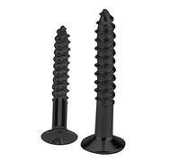 Juroupi Juego de Tornillos para Pastilla Humbucker de Guitarra, 3 Colores, 40 Piezas, Tornillos de Montaje Envolventes de Anillo (Negro)