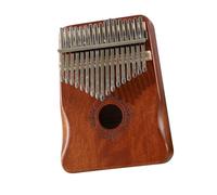 Juroupi Piano de Pulgar 17 Teclas Instrumentos Musicales Piano de Dedo Portátil Regalos para Niños y Adultos Principiantes (Marrón)