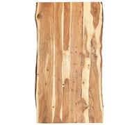 Juroupi Superficie de Mesa de Madera Maciza de Acacia 118x(50-60) x3,8cm Tablero Madera Maciza Mesa