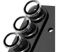 Jurqqer Protector de Cámara para Samsung Galaxy S26 / S26 Plus - Cristal de Zafiro 9H y Aleación de Aluminio Aeronáutico, Antiarañazos,Instalación en 1 Paso, Ultra Delgado, Clear