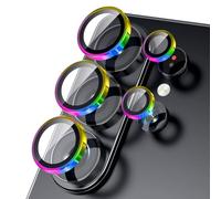 Jurqqer Protector de Cámara para Samsung Galaxy S26 Ultra - Cristal de Zafiro 9H y Aleación de Aluminio Aeronáutico, Antiarañazos, Instalación en 1 Paso, Ultra Delgado y Compatible con Fundas, Color