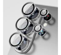 Jurqqer Protector de Cámara para Samsung Galaxy S26 Ultra - Cristal de Zafiro 9H y Aleación de Aluminio Aeronáutico, Antiarañazos, Instalación en 1 Paso, Ultra Delgado y Compatible con Fundas, Plata