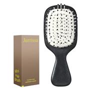 Jurrissa Mini cepillo de pelo portátil para mujeres, hombres y niños, tamaño de viaje, para bolsillos, monederos, mini cepillo desenredante para todo tipo de cabello, cepillo de paleta pequeño para