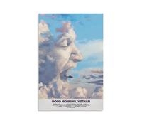 JURRYTHHTR Póster estético de la película Good Morning Vietnam para pared, lienzo impreso, arte moderno, pintura para salas de estar, 50 x 75 cm, estilo sin marco