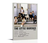 JURRYTHHTR Póster estético de la película The Little Rascals para pared, lienzo impreso, arte moderno, pintura para salas de estar, 60 x 90 cm, estilo marco