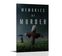 JURYEYRBGT Memories of Murder Póster Estético Arte de Pared Lienzo Póster Vintage Pintura Decorativa para la Decoración de la Habitación 12 x 18 Pulgadas (30 x 45 cm) Estilo Marco