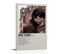 JURYEYRBGT Póster de Jake Bugg para pared, lienzo estético, impresión moderna para sala de estar, dormitorio, 30 x 45 cm, estilo marco