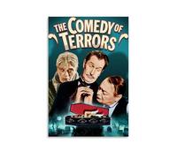 JURYEYRBGT Póster de La comedia de los terrores para pared, lienzo estético, impresión moderna para sala de estar, dormitorio, 30 x 45 cm, estilo sin marco