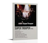 JURYEYRBGT Póster de Super Trouper by ABBA para pared, lienzo estético, impresión moderna para sala de estar, dormitorio, 20 x 30 cm, estilo marco