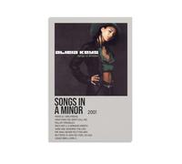 JURYEYRBGT Songs In A Minor by Alicia Keys Póster Estético Arte Mural Lienzo Vintage Póster Pintura Decorativa Para La Decoración De La Habitación 40 x 60 cm (40 x 60 cm) Estilo Unframe