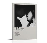 JURYEYRBGT To. X by TAEYEON - Póster decorativo para pared, lienzo estético, impresión moderna para sala de estar, dormitorio, 50 x 75 cm, estilo marco