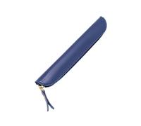 JUSHZ Estuche Escolar Estuches Escolares Estuche para Lápices Tipo Cremallera Estudiante De Primaria Cuero Almacenamiento De Papelería (Blue,19.5X 3x2cm)