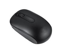 JUSHZ Raton Inalambrico Raton Ordenador Ratón Mouse Ratones Gaming Pc USB Fotoeléctrico 2.4G Conecta Y Reproduce Ergonomía De Apoyo Conmutación De dpi (105x55MM,Black)