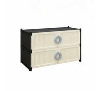 JUSHZ Zapatero Entrada Recibidor Mueble Zapatero Armario para Guardar Zapatos Tela Zapateras Alto Armario De Almacenamiento para Pasillo Plástico (63x32x34cm,White)