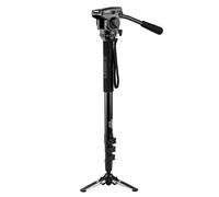 JUSINO VM-324E Monopod con articulación esférica y Base extraíble + Soporte de vídeo