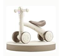 JUSKAQZYI Bicicleta de Equilibrio 2 en 1, Juego de Juguete con Tabla de Equilibrio Desmontable y Ruedas silenciosas for Coche, for Jugar en Interiores y Exteriores(Bruin,No Rocking Board)