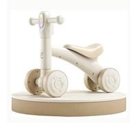 JUSKAQZYI Bicicleta de Equilibrio 2 en 1, Juego de Juguete con Tabla de Equilibrio Desmontable y Ruedas silenciosas for Coche, for Jugar en Interiores y Exteriores(Kaki,No Rocking Board)