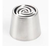 JUSKAQZYI boquillas Manga Boquilla Extragrande de Acero Inoxidable for decoración de Pasteles, Cupcakes, glaseado, Flores, Rosas, Flores, etc. Acero