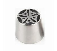 JUSKAQZYI boquillas Manga Boquilla Grande for decoración de Pasteles, boquillas de Acero Inoxidable for glaseado de Pasteles, boquillas Acero