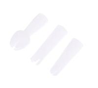 JUSKAQZYI boquillas Manga Juego de 3 boquillas de plástico for Decorar Pasteles, Cabezal dispensador, Boquilla for batir, Boquilla for Decorar con Cabezal Especial for Crema Acero