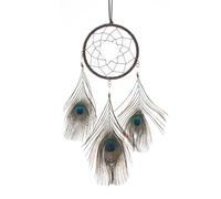 JUSKAQZYI Campanillas de Viento Atrapasueños de macramé Hechos a Mano, campanillas de Viento, decoración de Pared for Dormitorio, Regalo for Mujeres y niñas, 34 x 14 cm