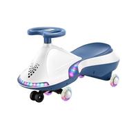 JUSKAQZYI Coche oscilante for Montar con Ruedas Intermitentes, antivuelco, Juguete for Interiores y Exteriores for Edades de 3 años en adelante(BLU)