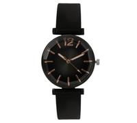 JUSKAQZYI Digital Reloj Reloj de Pulsera analógico de Cuarzo for Hombre y Mujer, Sencillo, de Silicona, Informal, Deportivo, analógico Deportivo Reloj(Noir)