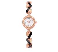 JUSKAQZYI Digital Reloj Reloj de Pulsera analógico de Cuarzo for Mujer, pequeño y Fino, Elegante y de Lujo, Deportivo Reloj(Noir)