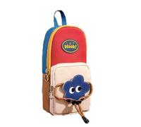 JUSKAQZYI Estuche Escolar Estuche Compatible with Lápices con Capacidad Compatible with El Comienzo De La Escuela Organizador Material Estético Cuero(Color4)