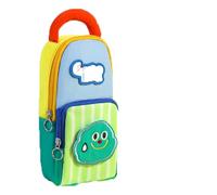 JUSKAQZYI Estuche Escolar Estuche Compatible with Lápices con Capacidad Compatible with El Comienzo De La Escuela Organizador Material Estético Cuero(Color11)