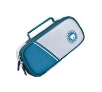 JUSKAQZYI Estuche Escolar Estuche Compatible with lápices de Regreso a Clases Gran Capacidad Compatible with Oficina Universidad Escuela Cuero(Grey)