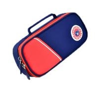 JUSKAQZYI Estuche Escolar Estuche Compatible with lápices de Regreso a Clases Gran Capacidad Compatible with Oficina Universidad Escuela Cuero(Rot)