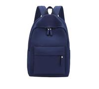JUSKAQZYI mochila escolar Bonita mochila escolar de nailon retro, moderna y resistente al agua, sencilla y ligera, ideal for niños y niñas. portatil(Blu)