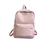 JUSKAQZYI mochila escolar Mochila básica, ligera y sencilla for la escuela secundaria, la universidad, viajes, portátil, informal portatil(Rose)