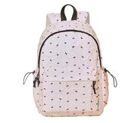 JUSKAQZYI mochila escolar Mochila de nailon ultraligera, suave y plegable, for viajes, con estampado informal, for adolescentes, niñas, jóvenes, estudiantes, trabajo en grupo. portatil