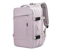 JUSKAQZYI mochila escolar Mochila de viaje de tela Oxford de gran capacidad, resistente al agua, con múltiples bolsillos for la escuela, mochila for portátil for hombres y mujeres portatil(Rose,XL)