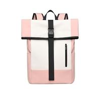 JUSKAQZYI mochila escolar Mochila de viaje for portátil, antirrobo, ligera, impermeable, informal, de tela Oxford, for negocios portatil(Rose)