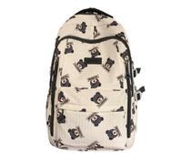 JUSKAQZYI mochila escolar Mochila escolar de la juventud del patrón del oso, bolso portátil ligero de 17 pulgadas para niñas, colegio de la escuela secundaria de los niños portatil(Rose)