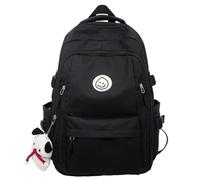 JUSKAQZYI mochila escolar Mochila Kawaii Estudiantes De Secundaria Mochilas For Niños Primaria Estética Adolescentes. portatil(Noir)