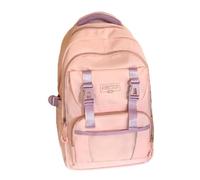 JUSKAQZYI mochila escolar Mochila resistente al agua con bolsillos múltiples para viajes escolares Mochila portátil de 15,6 pulgadas para hombres portatil(Oranje)