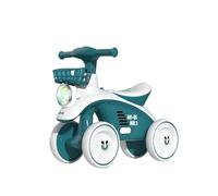 JUSKAQZYI Swing Car 4 Ruedas silenciosas Bicicleta de Equilibrio for bebé con música sin Pedal, Juguetes for Montar en Interiores y Exteriores(Groen)