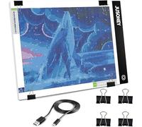 JUSONEY Mesa de Luz B4 Light Pad Diamond Painting Accesorios Mesa luz de dibujo para dibujar Boceto Pintura Animación Diamond Painting con 4 clips de fijación