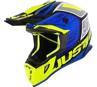 Just 1 Helmets Just1 J38 - Casco para moto (talla XL), color azul y blanco XL Blue-Fluo Yellow-Gloss Black