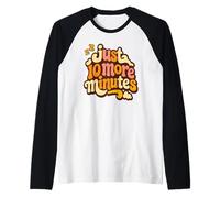 Just 10 More Minutes Night Owl Camisón Camisón Sleepyheads Camiseta Manga Raglan